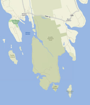 Schoodic Map