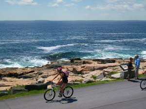 Biking Schoodic Point